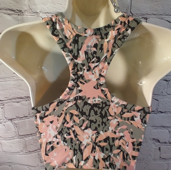 Sweaty Betty Power Frame Racer Back Floral Sports Bra XS - Picture 4 of 14